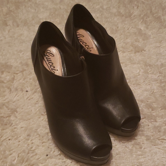 GUCCI Sexayyy peep toe bootie - Picture 1 of 16